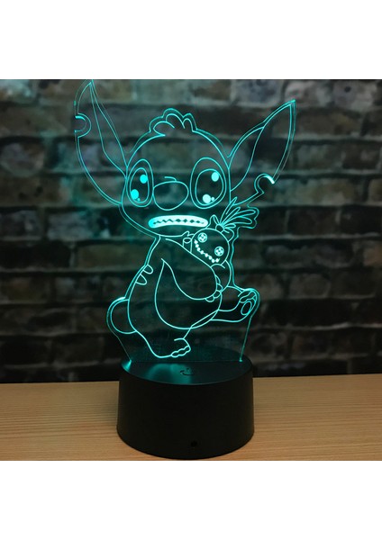 Yaratıcı 3D Başucu Gece Lambası Dekoratif Masa Lambası (Yurt Dışından) fırsatları