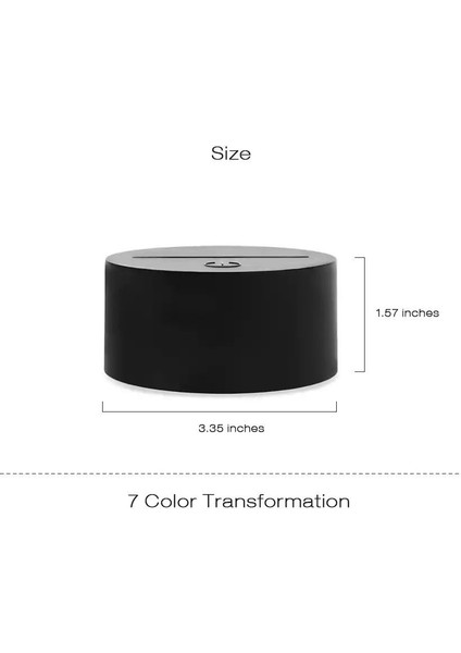 Yaratıcı 3D Başucu Gece Lambası Dekoratif Masa Lambası (Yurt Dışından) indirimleri