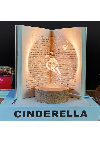 Yaratıcı 3D Başucu Gece Lambası Dekoratif Masa Lambası (Yurt Dışından) modelleri