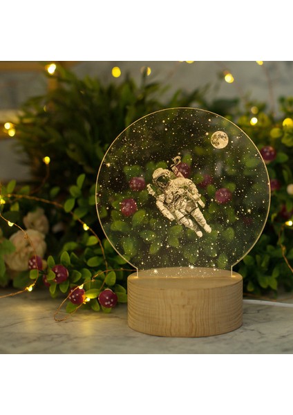 Yaratıcı 3D Başucu Gece Lambası Dekoratif Masa Lambası (Yurt Dışından) fırsatları