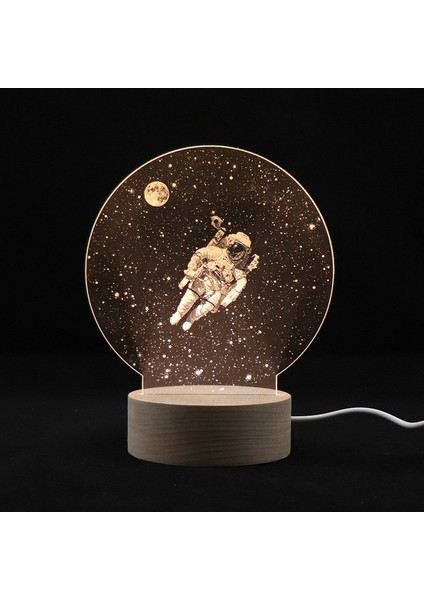 Yaratıcı 3D Başucu Gece Lambası Dekoratif Masa Lambası (Yurt Dışından) indirimleri