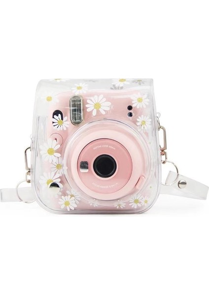 Fujifilm Instax mini 11/9/8 için Kamera Kılıfı PVC Çiçek (Yurt Dışından)