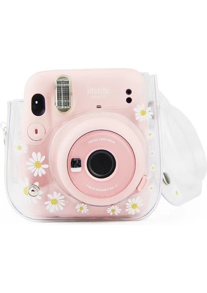 Fujifilm Instax mini 11/9/8 için Kamera Kılıfı PVC Çiçek (Yurt Dışından)