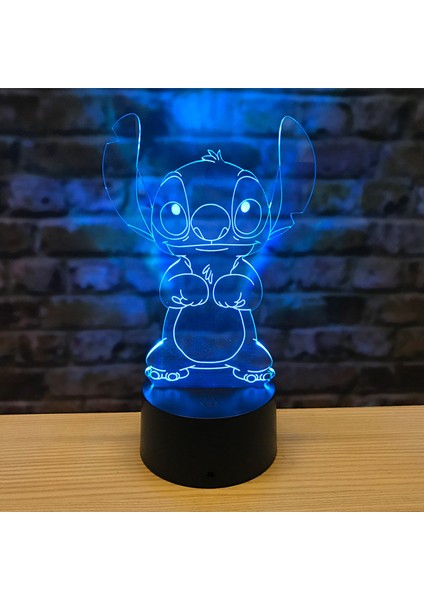 Yaratıcı 3D Başucu Gece Lambası Dekoratif Masa Lambası (Yurt Dışından)