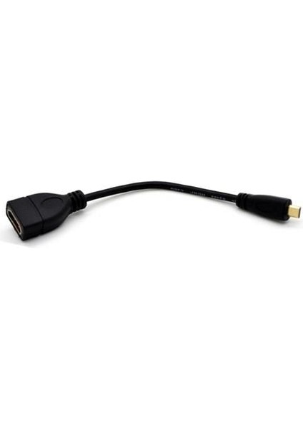 HDMI Dişi To Micro HDMI Erkek Ses ve Görüntü Çevirici Kablo