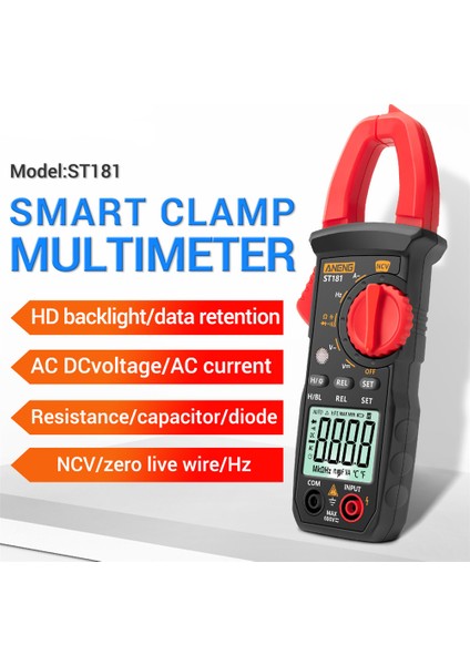 ST181 4000 Sayım Dijital Ac Akım Pensi Ölçer (Yurt Dışından) fırsatları