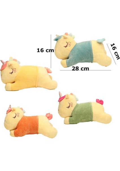 Torutoys HS-12525 Unicorn Peluş Oyuncak Yastık 28 cm