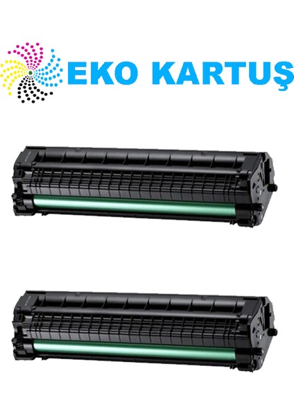 Eko Kartuş Hp Laser 107W Ekonomik Avantajlı  2'li  Paket ÇİPSİZ(W1106A)  Muadil Toner,