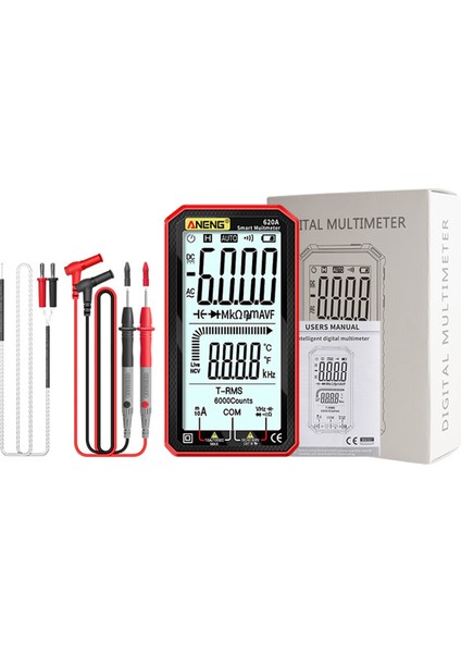 4,7 Inç LCD Ekran Ac / Dc Dijital Multimetre (Yurt Dışından)