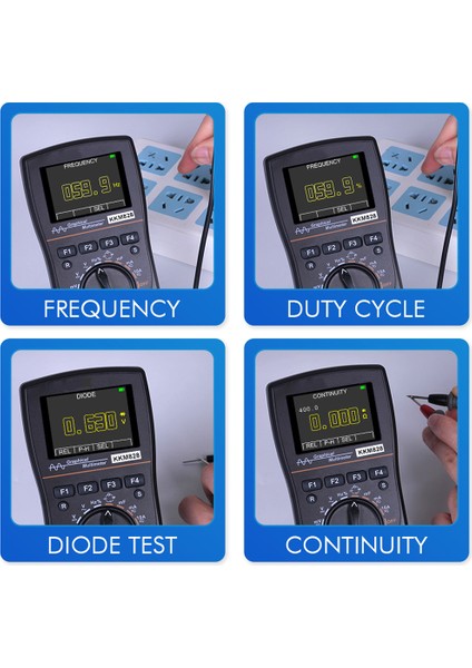 Kkmoon KKM828 Akıllı Grafik Dijital Osiloskop Multimetre (Yurt Dışından)