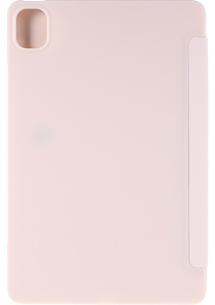 Xiaomi Pad 5/Pad İçin 5 Pro Shockproof Tri -Katlı Stand Tasarımı Pu Deri Tpu Koruyucu Kılıf - Pembe (Yurt Dışından)