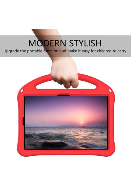 Hafif Cabrio Kickstand Çocuk Dostu Eva Koruyucu Kapak Xiaomi Pad 5/ Pad 5 Pro - Kırmızı (Yurt Dışından)