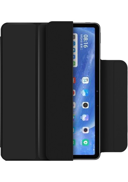 Hafif Trifold Stand Pu Deri Kabuk Kitap Kapağı Xiaomi Pad 5 / Pad 5 Pro - Portakal (Yurt Dışından)