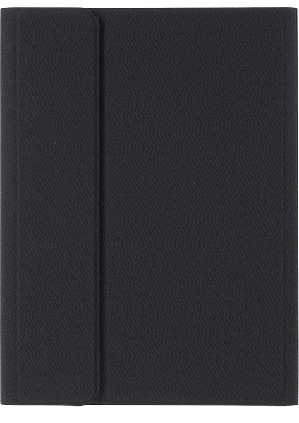 Kalem Yuvası Tasarım Tablet Koruyucu Stand Kılıf Doku Doku Deri Kapağı + Kablosuz Bluetooth Klavye Xiaomi Pad 5/Pad 5 Pro - Siyah (Yurt Dışından)