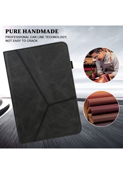 Premium Pu Deri Tri-Fold Flip Tasarım Hafif Akıllı Standı Kapak Oto Uyandırma / Uyku İçin Huawei Matepad Pro 12.6 (2021) - Gri (Yurt Dışından)