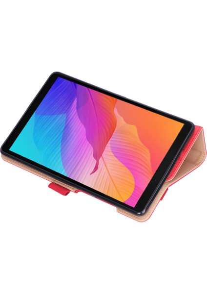 Huawei Matepad T8 İçin Kickstand Eva Tablet Kapak ile Darbeye Dayanıklı Başparmak - Kırmızı (Yurt Dışından)