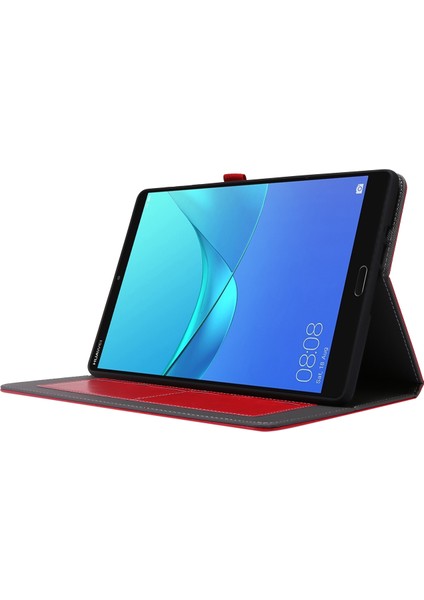 Bluetooth Klavye Deri Standı Kılıf Kapak İçin Huawei Matepad 10.8 (2020) / Mediapad M6 10.8-İnç - Altın (Yurt Dışından)