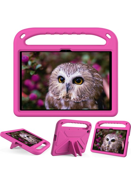 Huawei Enjoy Tablet 2 10.1/matepad T 10S 10.1 Inç/matepad T 10 9.7 Inç/honor Pad 6 10.1 Inç/pad X6 9.7 Inç-Gül Için Darbe Emici El Tutma Saplı Eva Tablet Kılıfı (Yurt Dışından)