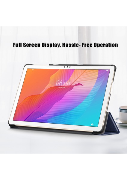 Desen Baskı Deri Standı Tablet Kabuk Huawei Matepad T8 - Fox (Yurt Dışından)