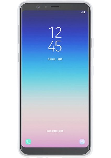 Samsung Galaxy A8 Star / A9 Star İçin Tpu Telefon Kılıfı Mat Beyaz (Yurt Dışından)