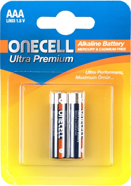 Ultra Premium Alkalin 1,5 V. 2'li Aaa Boy Pil