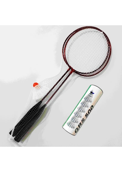 Badminton Seti 2 Raket 6 Top