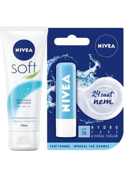 Med Dudak Kremi + Nivea Soft 75 ml