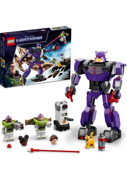 # Disney ve Pixar Lightyear Zurg Savaşı 76831 - 7 Yaş ve Üzeri Çocuklar Için Buzz Lightyear Oyuncak Yapım Seti 261 Parça