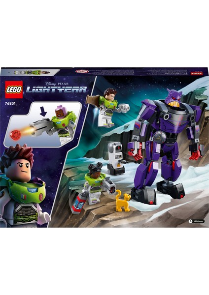 # Disney ve Pixar Lightyear Zurg Savaşı 76831 - 7 Yaş ve Üzeri Çocuklar Için Buzz Lightyear Oyuncak Yapım Seti 261 Parça