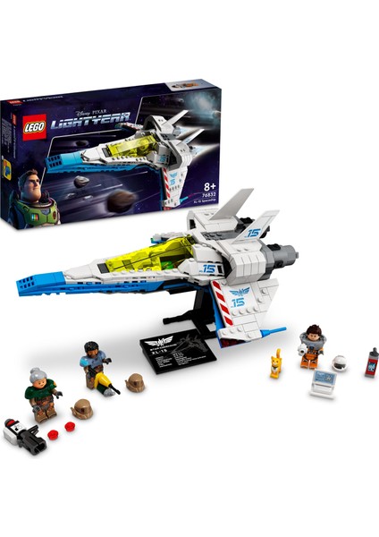 ® # Disney ve Pixar Lightyear XL-15 Uzay Gemisi 76832 8 Yaş ve Üzeri için Buzz Lightyear Minifigürlü Oyuncak Yapım Seti (498 Parça)