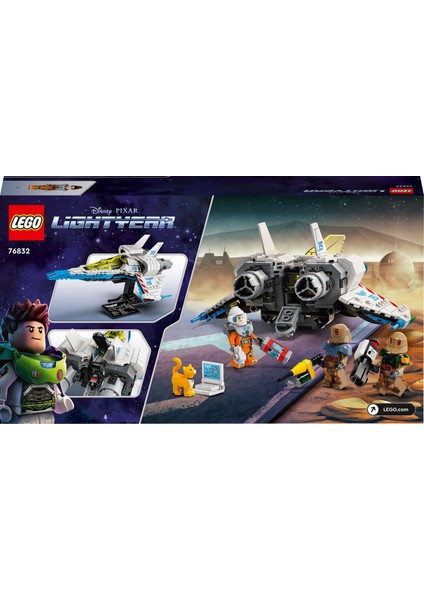 ® # Disney ve Pixar Lightyear XL-15 Uzay Gemisi 76832 8 Yaş ve Üzeri için Buzz Lightyear Minifigürlü Oyuncak Yapım Seti (498 Parça)