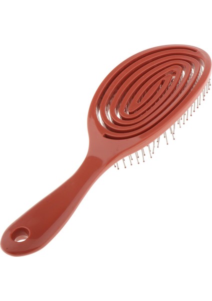 Detangler Tarak Saç Fırçası Styling Tarak Kafa Derisi Masaj Saç Bakımı Kahverengi (Yurt Dışından)