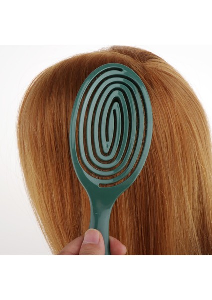 Detangler Tarak Saç Fırçası Styling Tarak Kafa Derisi Masaj Saç Bakımı Yeşil (Yurt Dışından) modelleri