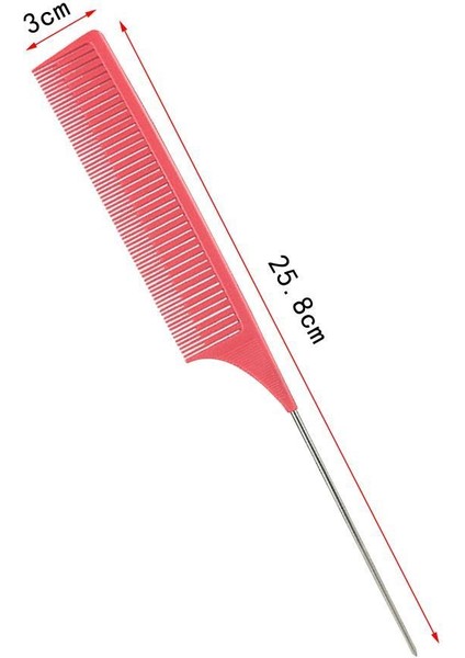 Ince Tek Yönlü Örgü Vurgulama Saç Tarak Combs Fırça Siyah Vurgulama (Yurt Dışından)