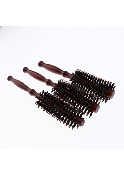 Anti-Statik Yuvarlak Saç Fırçası Saç Curling Styling Darbe Kuru Haddelenmiş Fırça Tarak L (Yurt Dışından) indirimleri