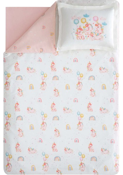 Bedding Unicorn Ranforce Bebek Nevresim Takımı