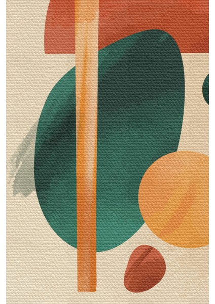 3’lü Tablo Suluboya Şekilleri Soyut Sanat Dekoratif Duvar Kanvas Tablo Seti fırsatları