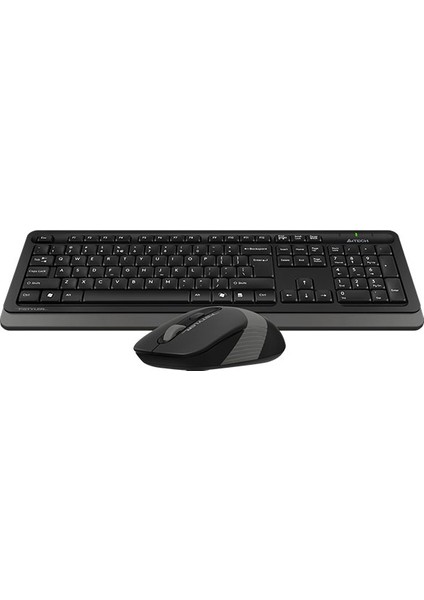 A4 Tech Klavye Mouse Seti Kablosuz Nano Ergonomik FG1010 Siyah