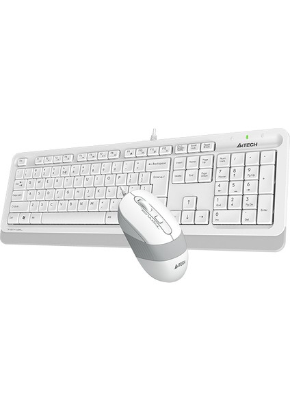 A4 Tech Klavye Mouse Seti Kablolu Q USB F1010 Beyaz