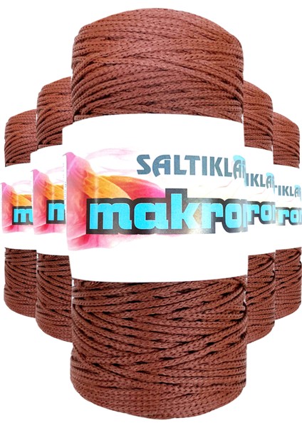 5 Adet Polyester Makrome Ipi 2060 Taba 100 gr