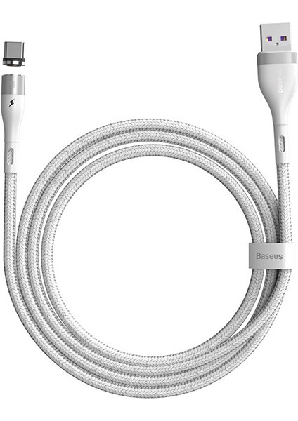 Zınc Safe Manyetık USB Kablo Şarj USB Type C Başlık 3.0A