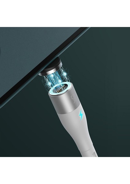 Zınc Safe Manyetık USB Kablo Şarj USB Type C Başlık 3.0A