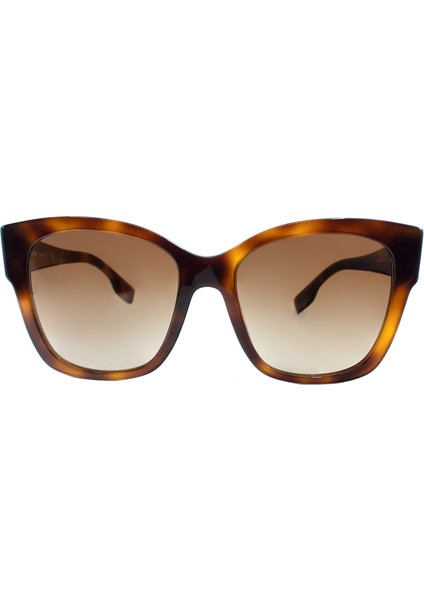 4345 331613 54 Kadın Siyah Köşeli Çerçeve Güneş Gözlüğü