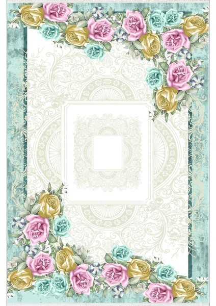 Yolluk Beyaz Krem Turkuaz Pembe Kaymaz Kesme Yıkanabilir Ince Dijital Baskı Koridor Halısı fiyatları