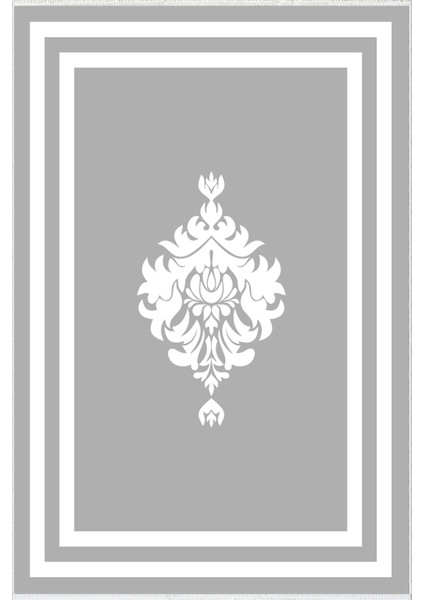 Yolluk Klasik Gri Beyaz Kaymaz Kesme Yıkanabilir Ince Dijital Baskı Koridor Halısı fiyatları