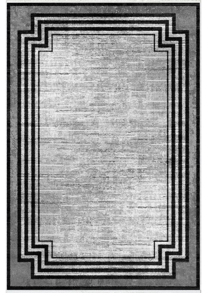 Yolluk Klasik Gri Siyah Kaymaz Kesme Yıkanabilir Ince Dijital Baskı Koridor Halısı fiyatları