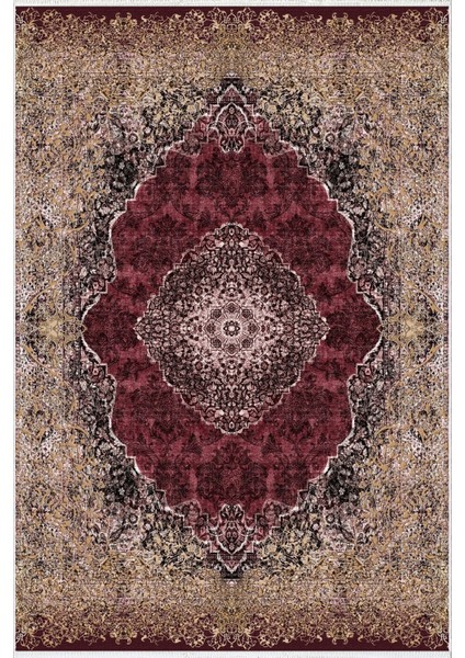 Yolluk Salon Halısı Kahverengi Bordo Kaymaz Kesme Yıkanabilir Ince Dijital Baskı Koridor Halısı fiyatları