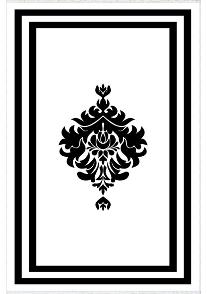 Yolluk Klasik Beyaz Siyah Kaymaz Kesme Yıkanabilir Ince Dijital Baskı Koridor Halısı fiyatları