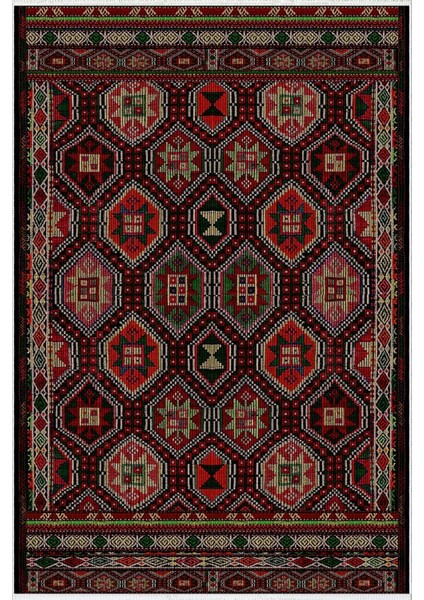 Yolluk Otantik Siyah Kaymaz Kesme Yıkanabilir Ince Dijital Baskı Koridor Halısı fiyatları