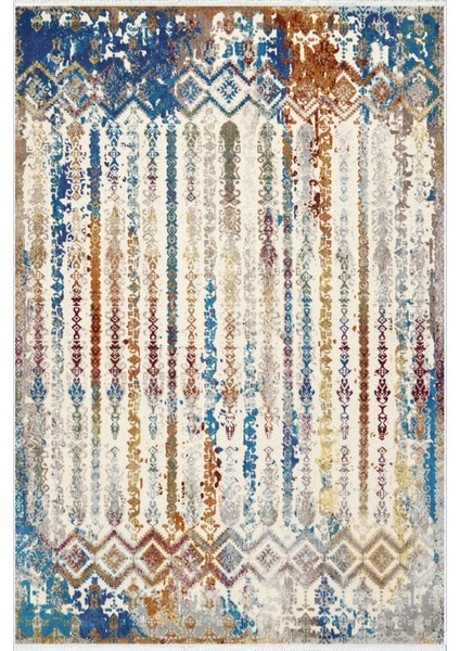 Yolluk Mavi Kaymaz Kesme Yıkanabilir Ince Dijital Baskı Koridor Halısı fiyatları